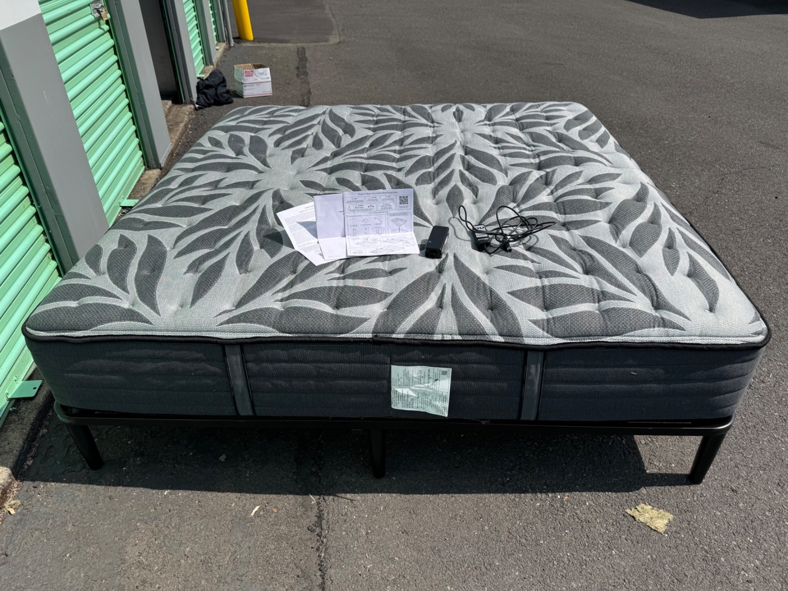 King Sized Mattress and Adjustable Frame included