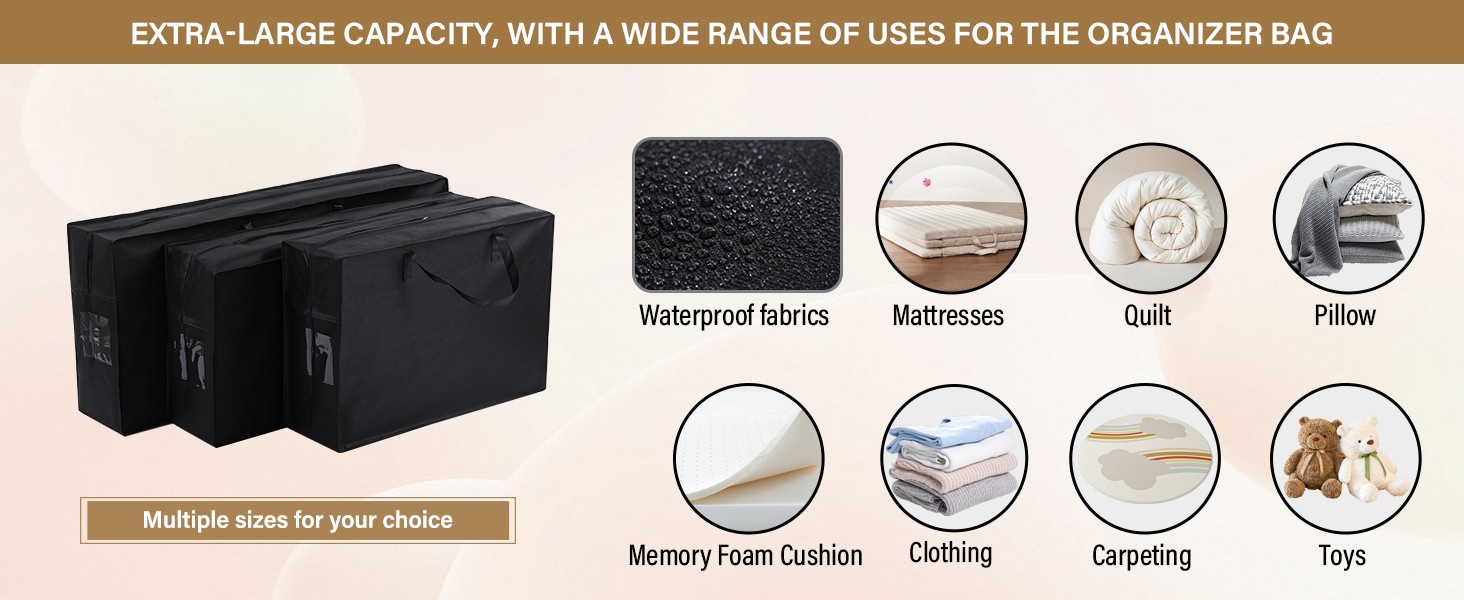 Folding Mattr Stora Bag, Carry Case for Trifold Memory Fo Mattr,