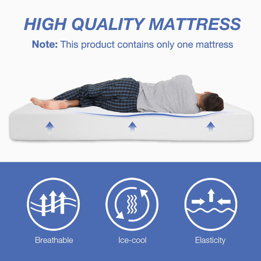 8″ Gel Memory Foam Mattress Twin Full Queen King Mattress Cool Sleep In A Box