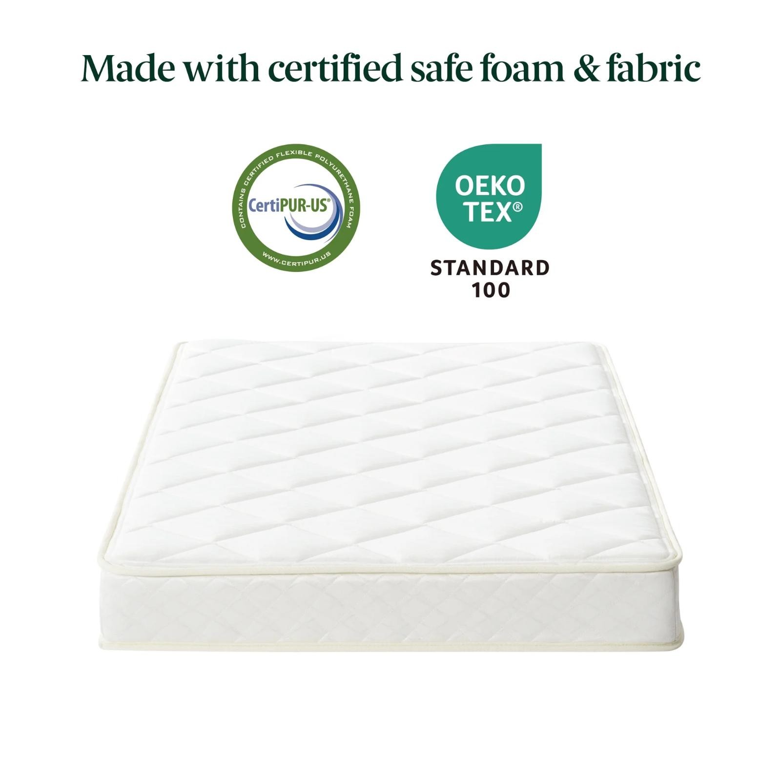 Zinus 6″ Twin Size Mattress Bonnell Inner Springs And Foam For Adults And Kids