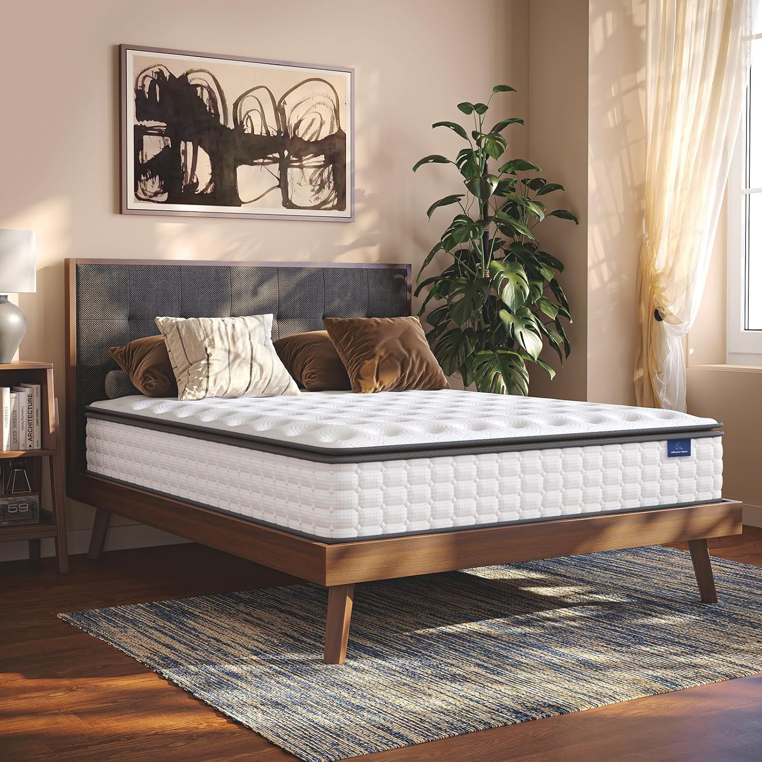 Full Size Mattress, 10 Inch Hybrid Full Mattress in a Box, Pillow Top Double Bed