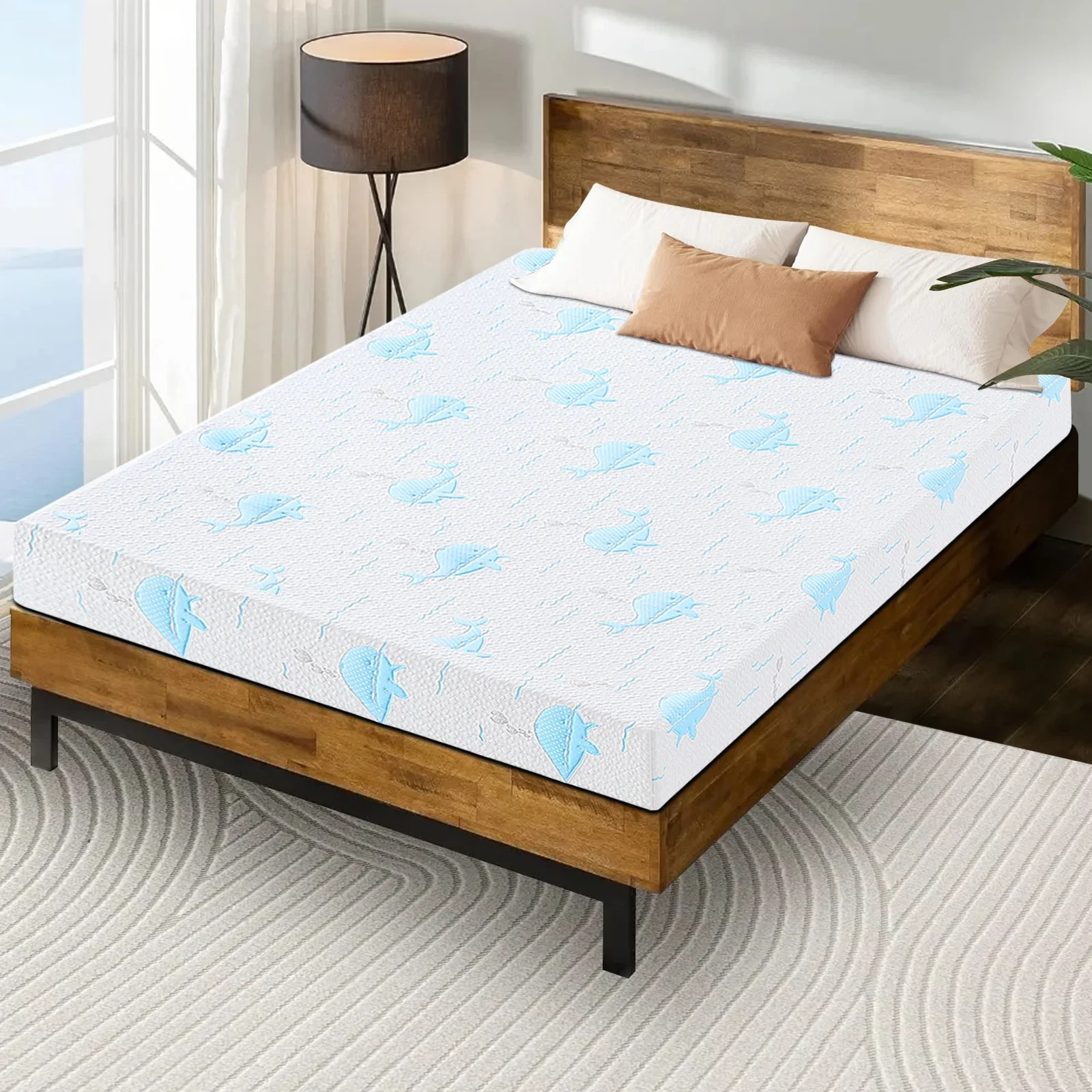 5Inch 6 Inch Gel Memory Foam Mattress in a Box Twin Txl Full Queen Size Mattress