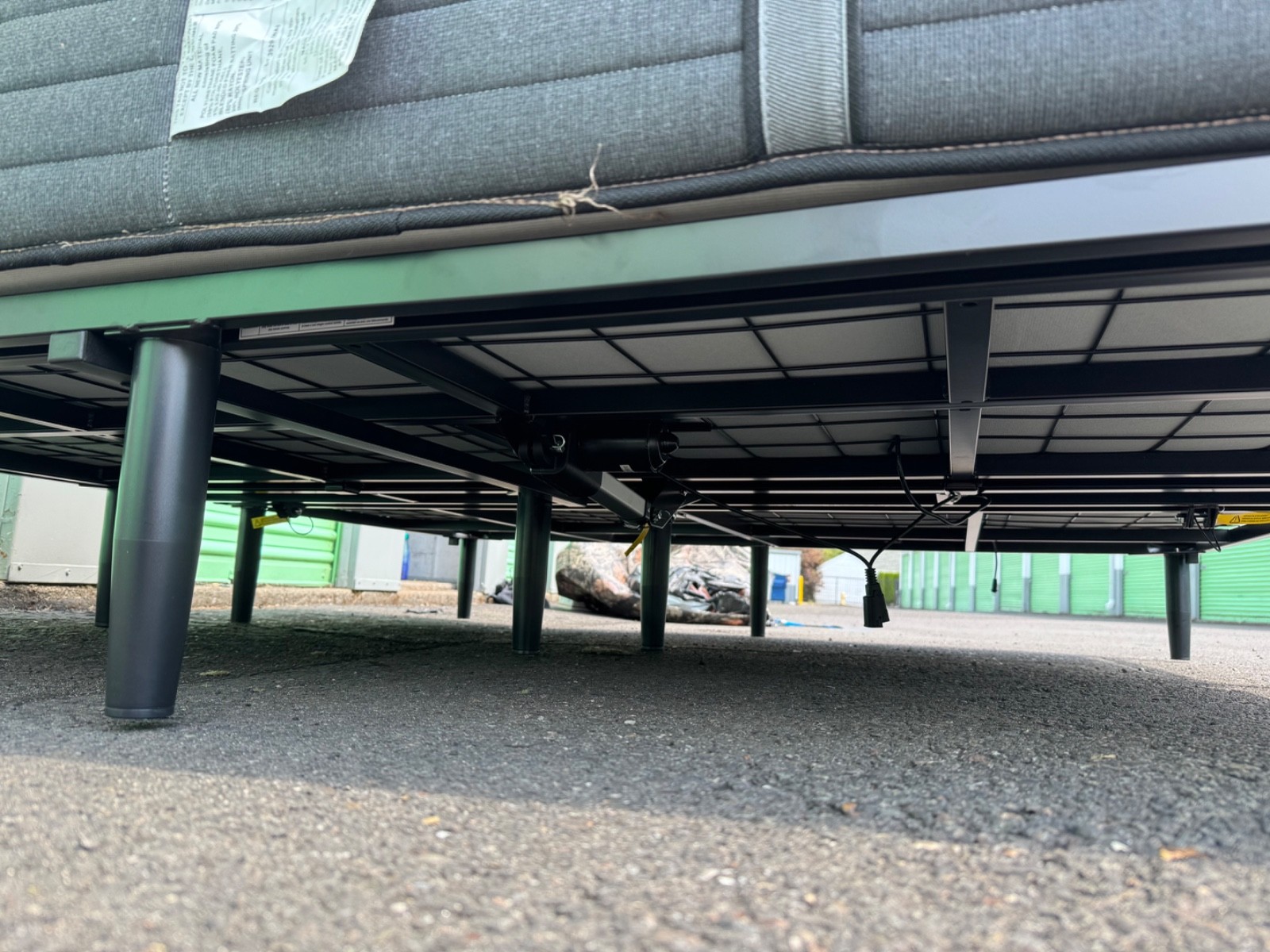 King Sized Mattress and Adjustable Frame included