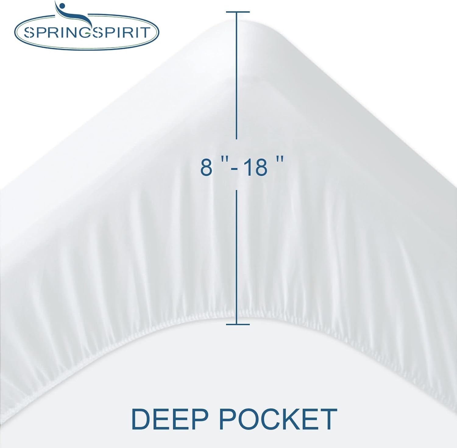 Queen Mattress Protector Waterproof Cover Absorbent Fitted Sheet Queen, White