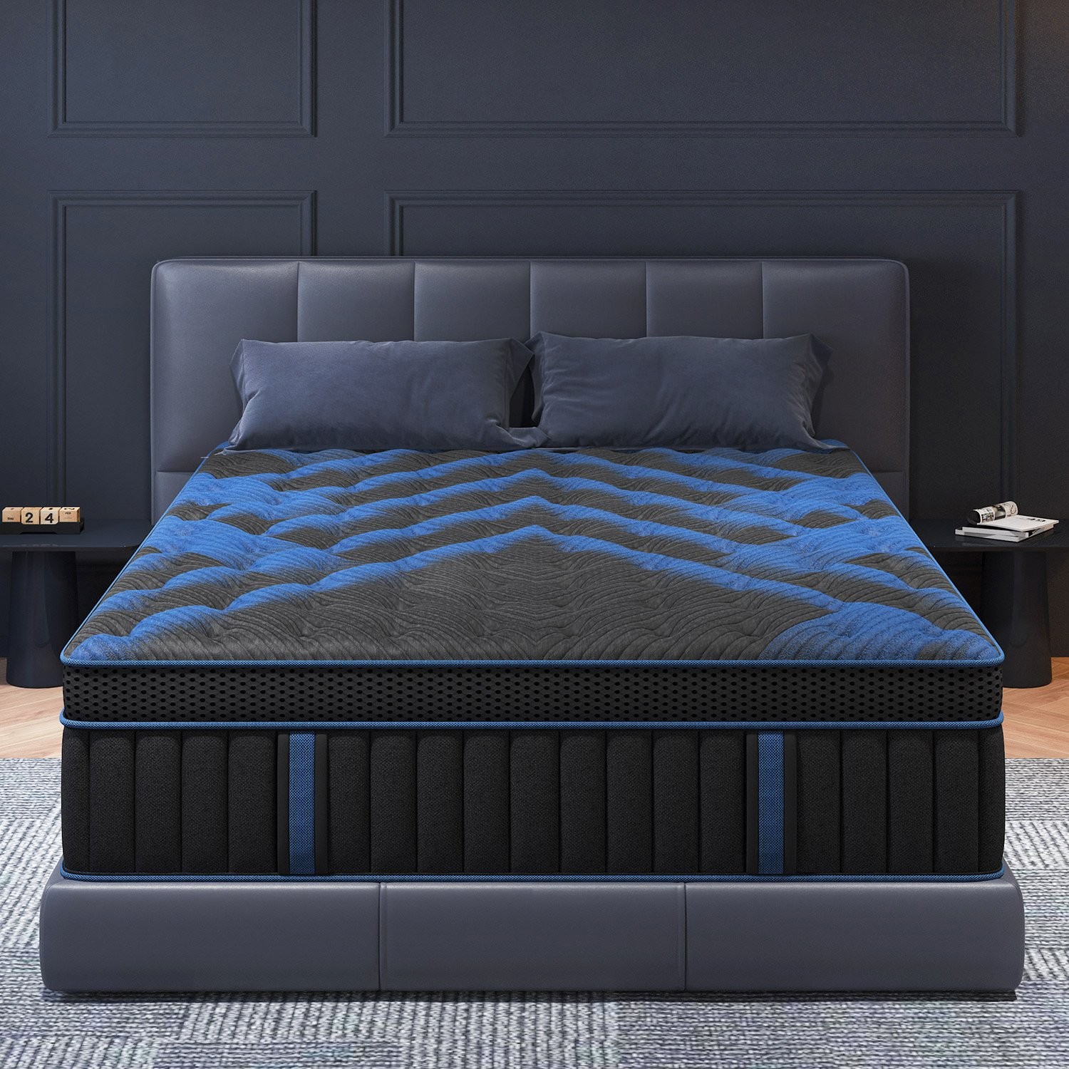 12″ 14″Twin Full Queen King Size Gel Memory Foam Spring Mattress In A Box