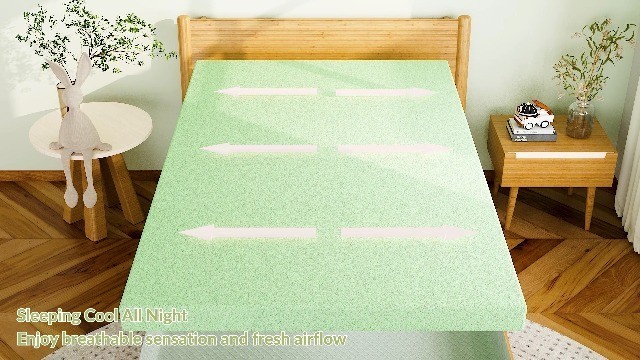 5-Inch Twin Memory Foam Mattress for Kids, Cooling Gel, Medium Firm Support, Cer