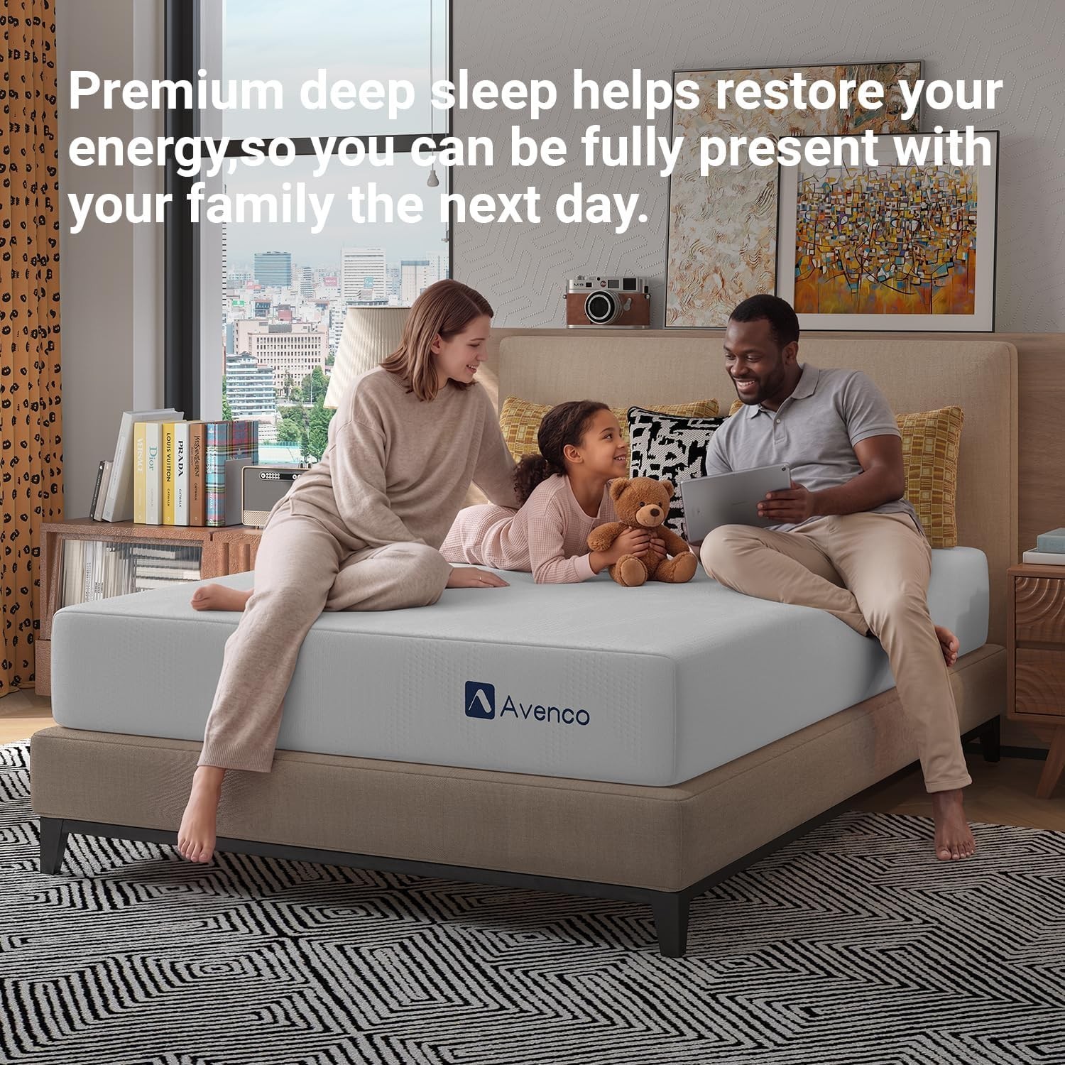 Twin XL Gel Memory Foam Mattress Cooling Bed Open Cell Support Sleep