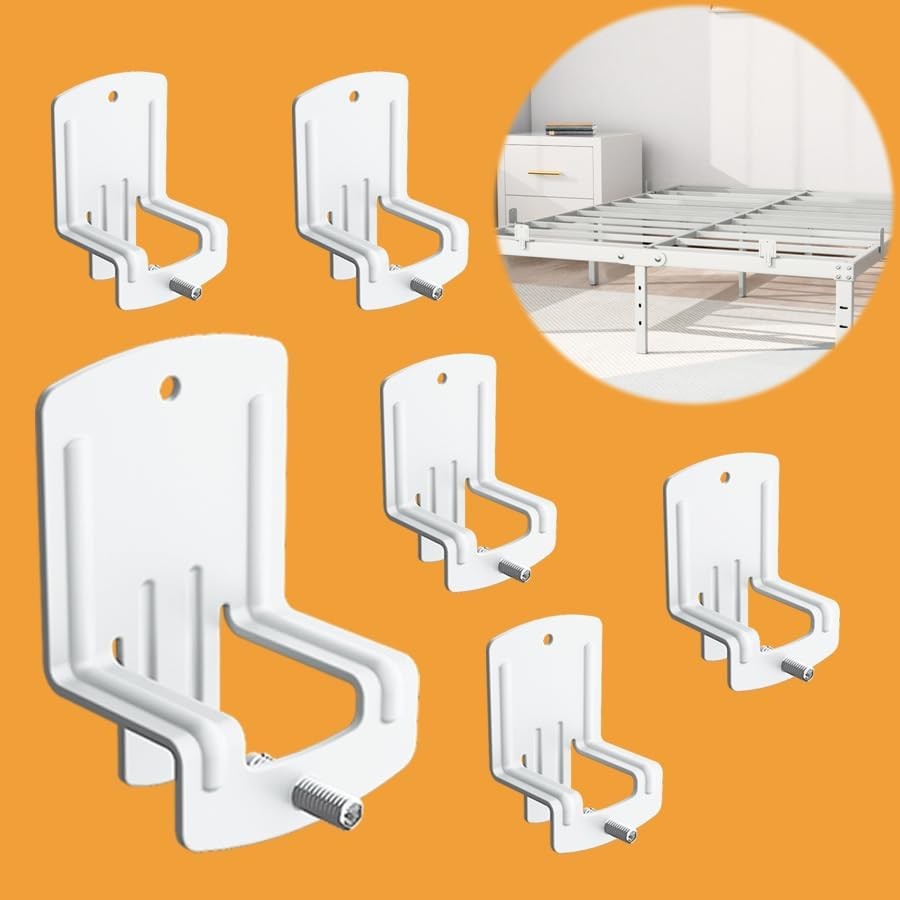 Set of 6 Metal Anti-Slip Mattress Gaskets – Prevents Sliding & Keeps Mattress