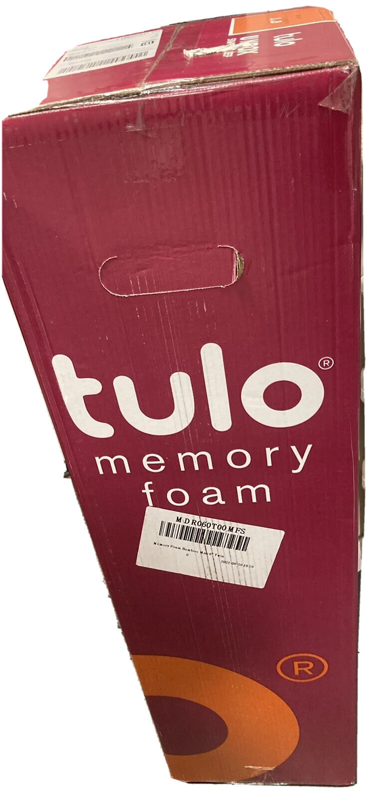 tulo 6″ Comfort Memory Foam Bamboo Pressure Relief Mattress