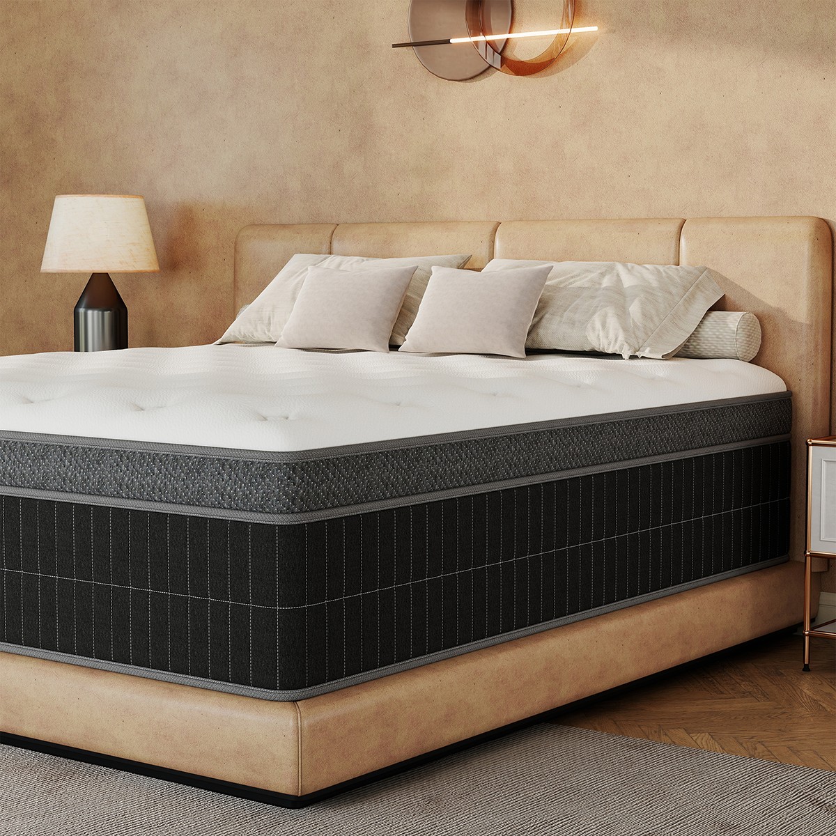 10″12″14″ Twin Full Queen King Mattress In A Box Gel Memory Foam Hybrid Spring