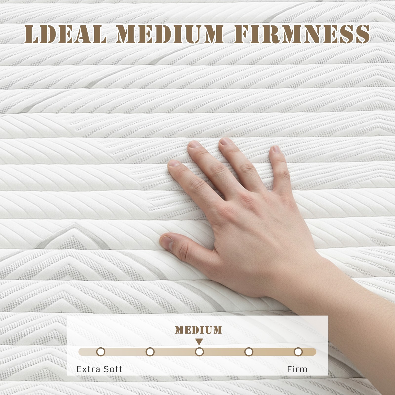 12″ Full Size Gel Memory Foam Pocket Spring Hydird Mattress In A Box Medium Firm