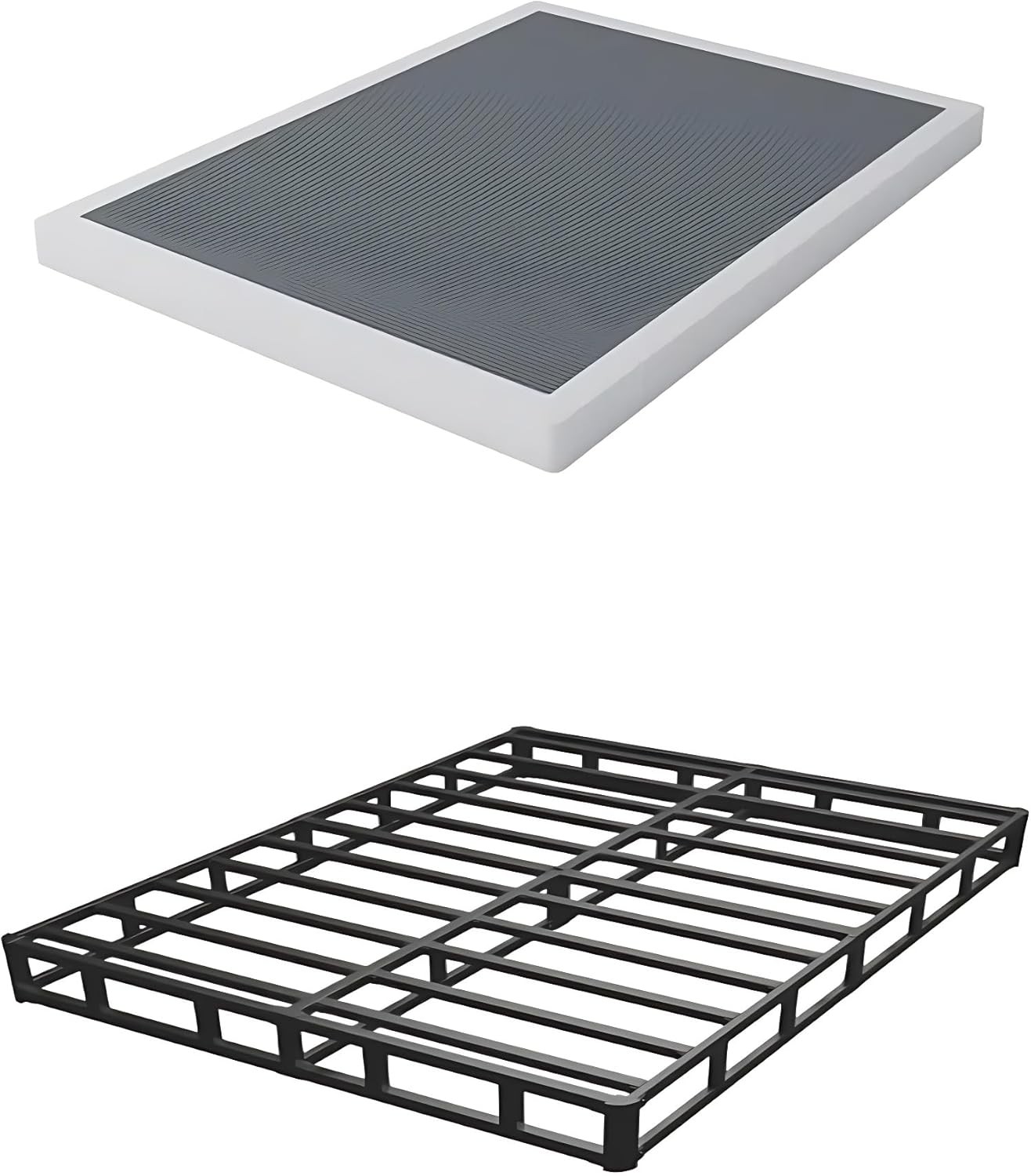 4 Inch Full Box Spring Heavy Duty Metal Box Springs,Mattress Foundation