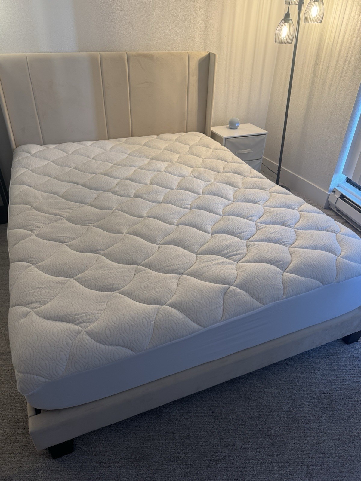 Move out Sale – Bed Frame + Mattress+ Side table