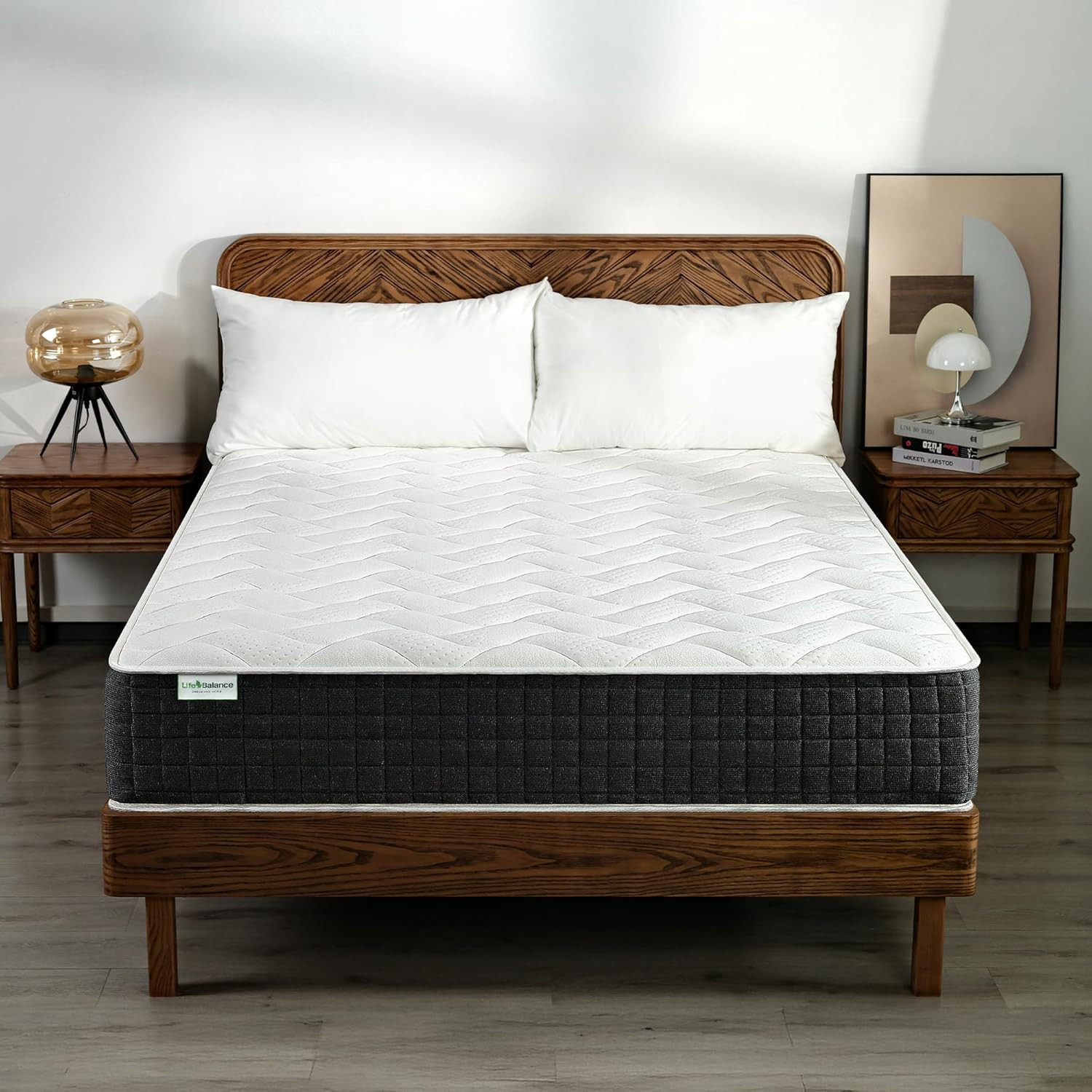 12”Twin Size Mattresses, Hybrid Mattress in a Box with Individual Pocket Coils