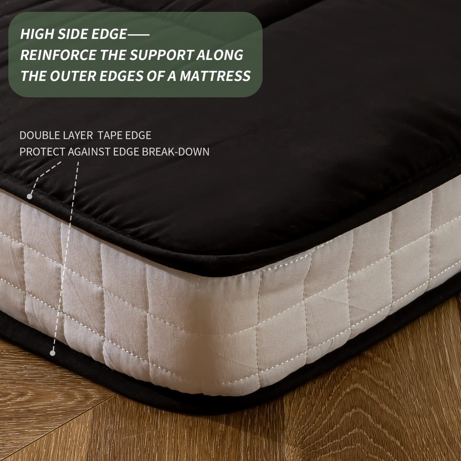 Extra Thick Japanese Floor Mattress, Quilted Folding Sleeping Pad, Breathable Lo