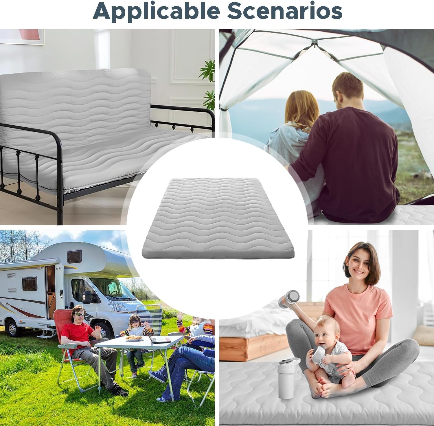 Colchoneta De Espuma Twin 39×80 Para Dormir En El Suelo Adulto Colchon En Oferta