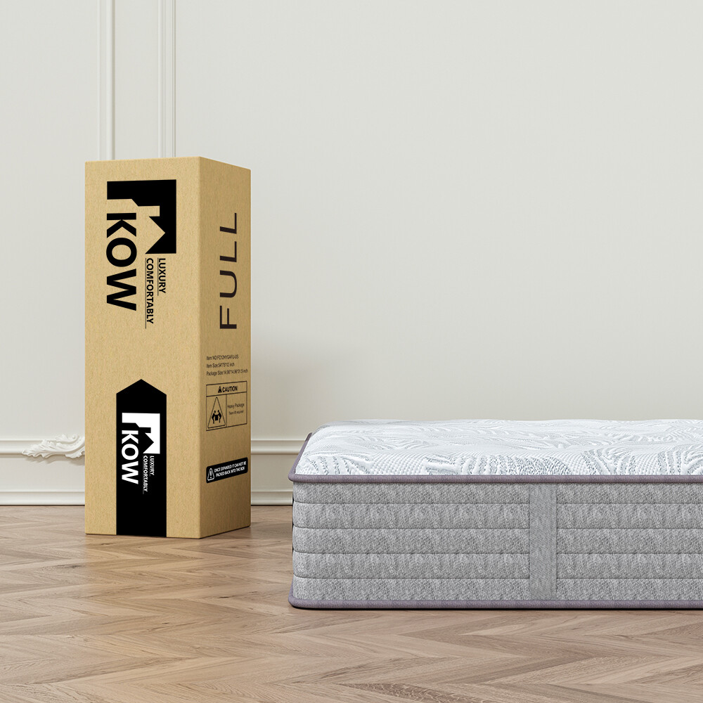 12″ Queen Tight Top Mattress, Gel Cooling Memory Foam Hybrid Mattress in a Box