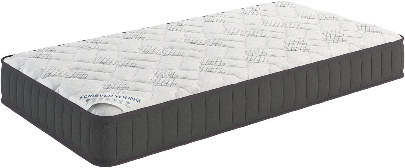Medium-Firm Twin 9″ Hybrid Mattress with Motion Isolation for Peaceful Sleep