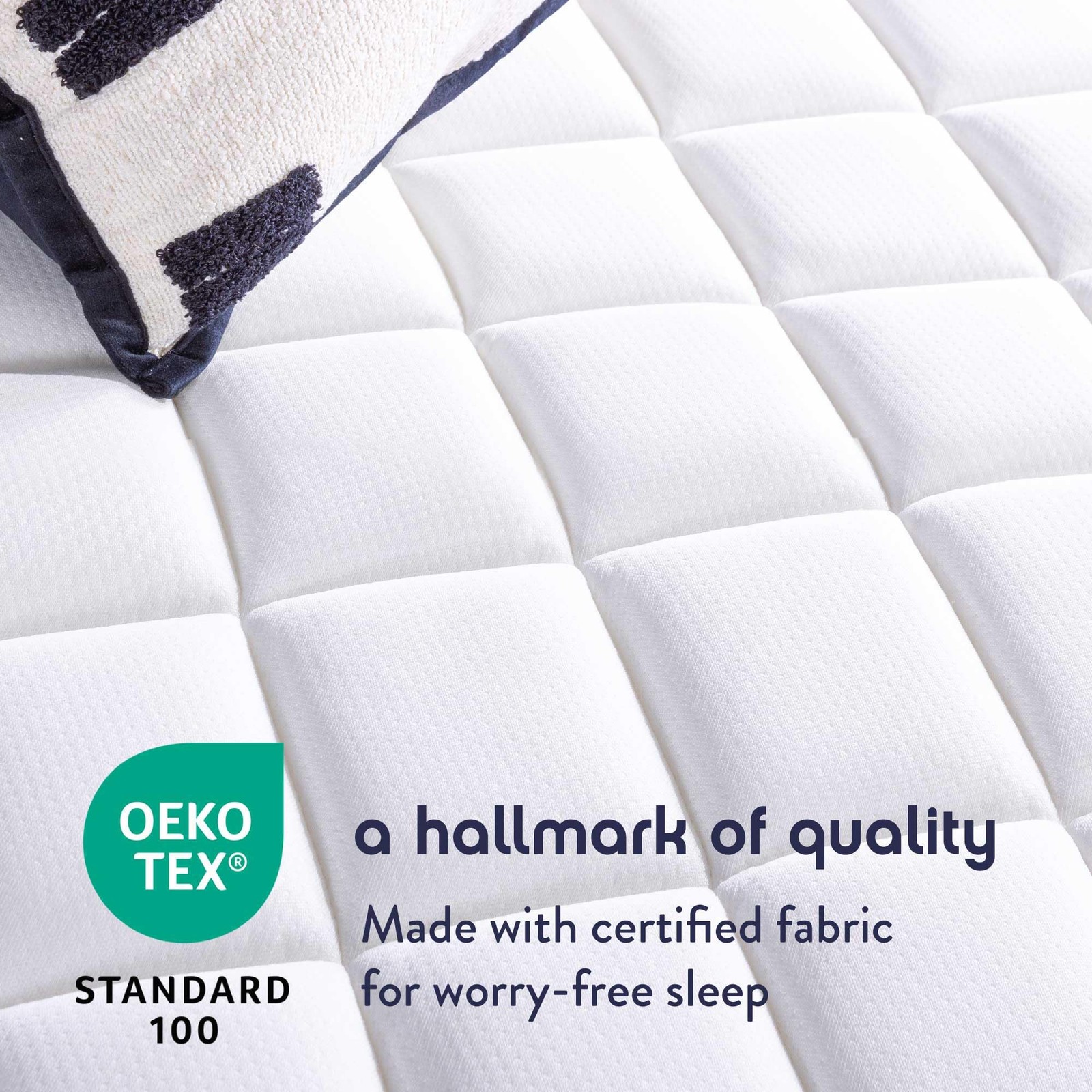 10 Inch Hybrid Mattress, Tight Top, Supportive Foam, Pocketed Coils, Certifie…