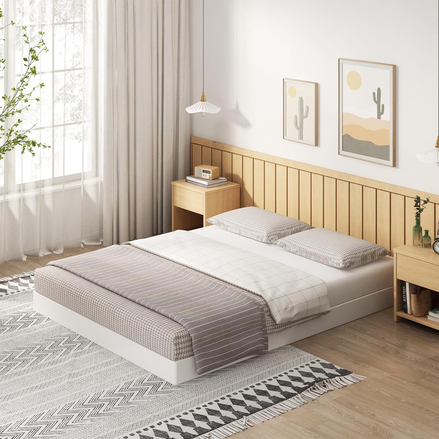 EMODA 5 Inch Box Spring Queen Size Bed Base, 3000 lbs Heavy Queen, 5