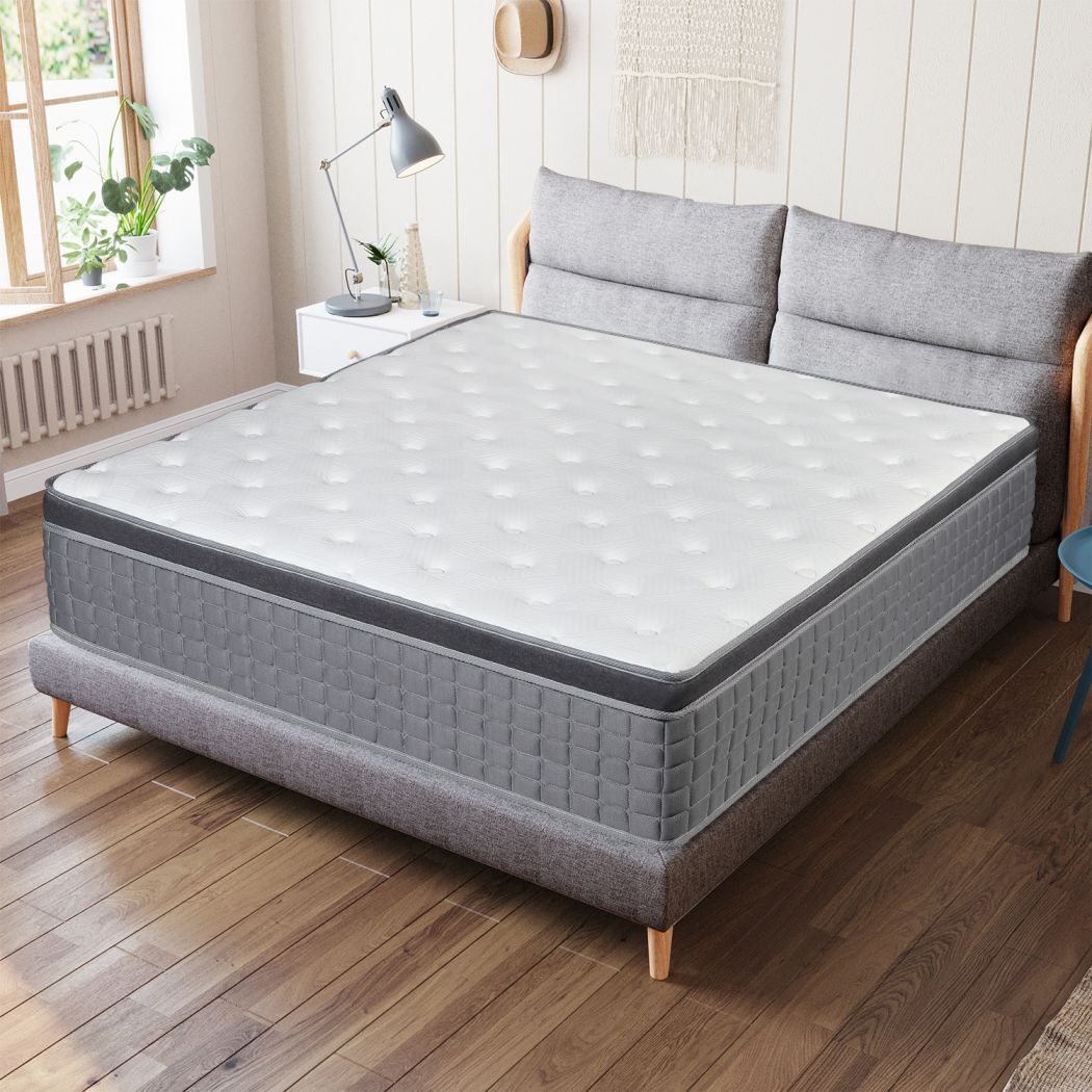10″ 12″ Twin Full Queen King Size Mattress Hybrid Memory Foam Pocket Springs