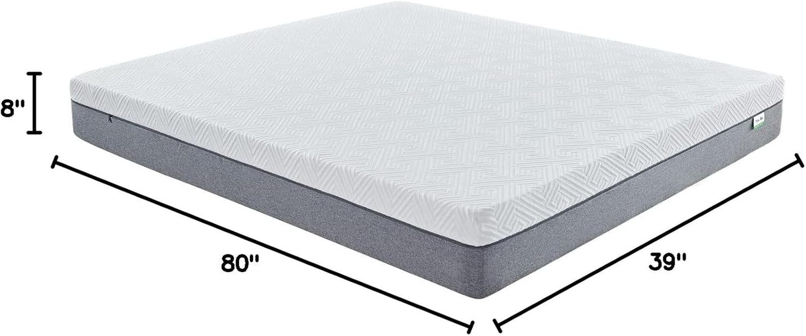 Twin XL 8-Inch Gel Memory Foam Mattress for Ultimate Comfort & Support