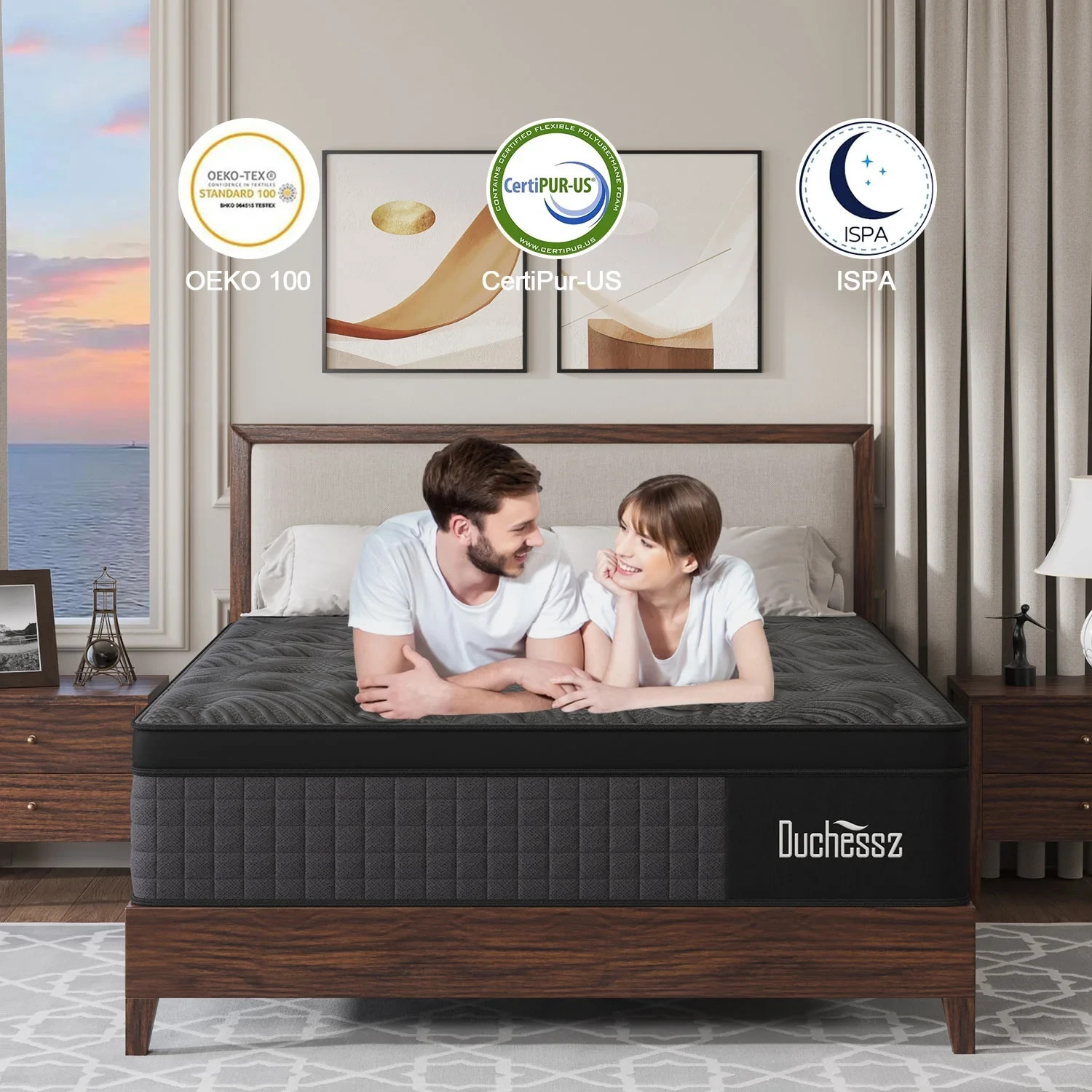 14″ Colchones Full Gel Memory Foam Hibrido Cama Full Mattress Hybrid Medium Firm