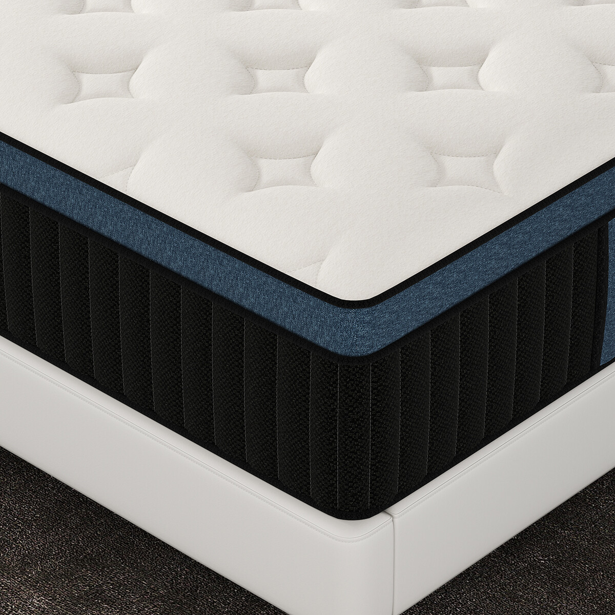 12″14″ Hybrid Mattress Memory Foam InnerSpring Twin Full Queen King Bed In a Box