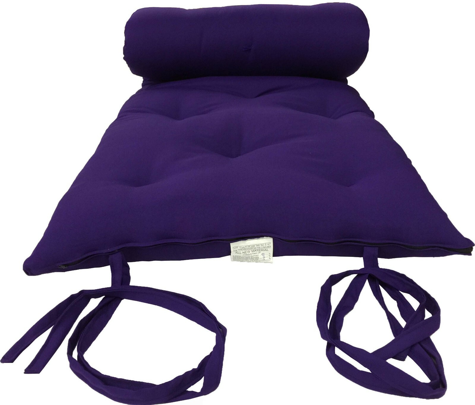 Queen Size Purple Japanese Floor Rolling Futon Mattresses, Thai Mat, Cotton Beds