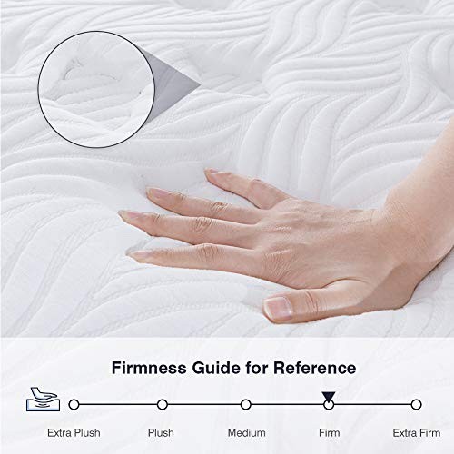 AVENCO 10 INCH FULL MATTRESS, HYBRID MATTRESS, MEDIUM FIRM MATTRESS – BLACK