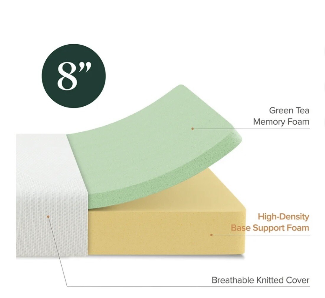 Zinus Spa Sensations Serenity Memory Foam Mattress Full