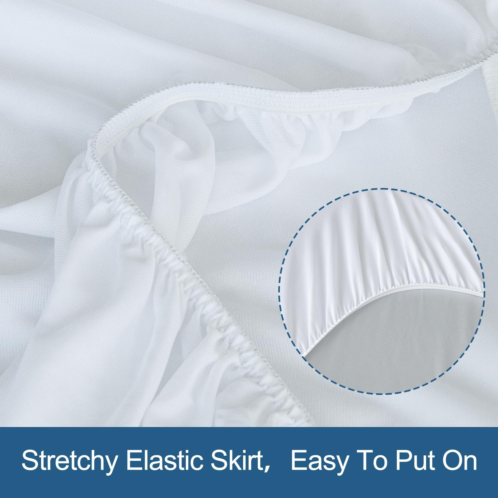 SPRINGSPIRIT Full Extra Long (XL) Waterproof Mattress XL, White