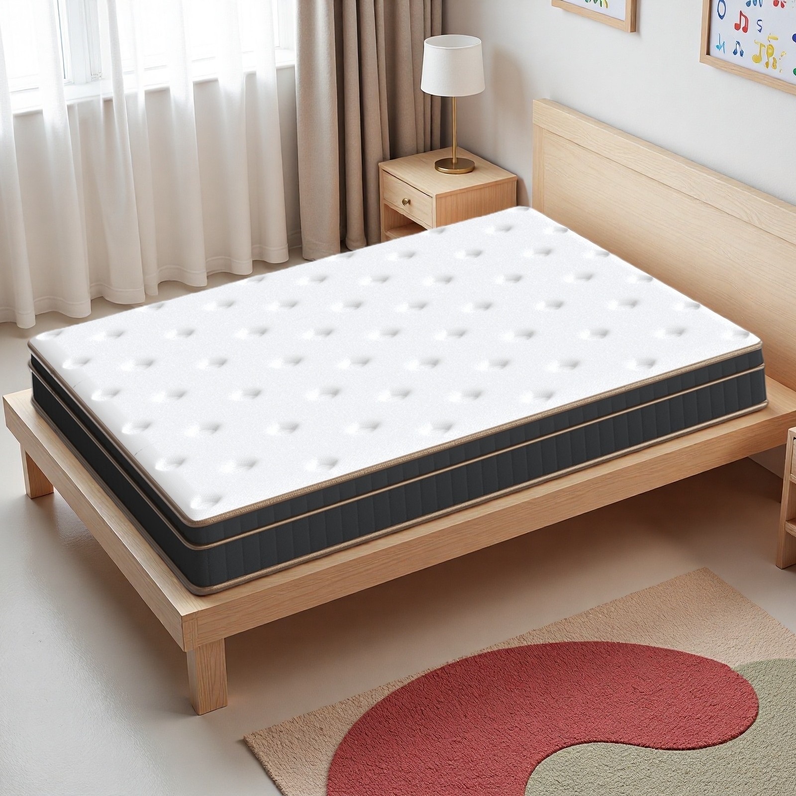Full Innerspring Mattress 12-Inch – Breathable, Medium Firm For Dorms & Guests
