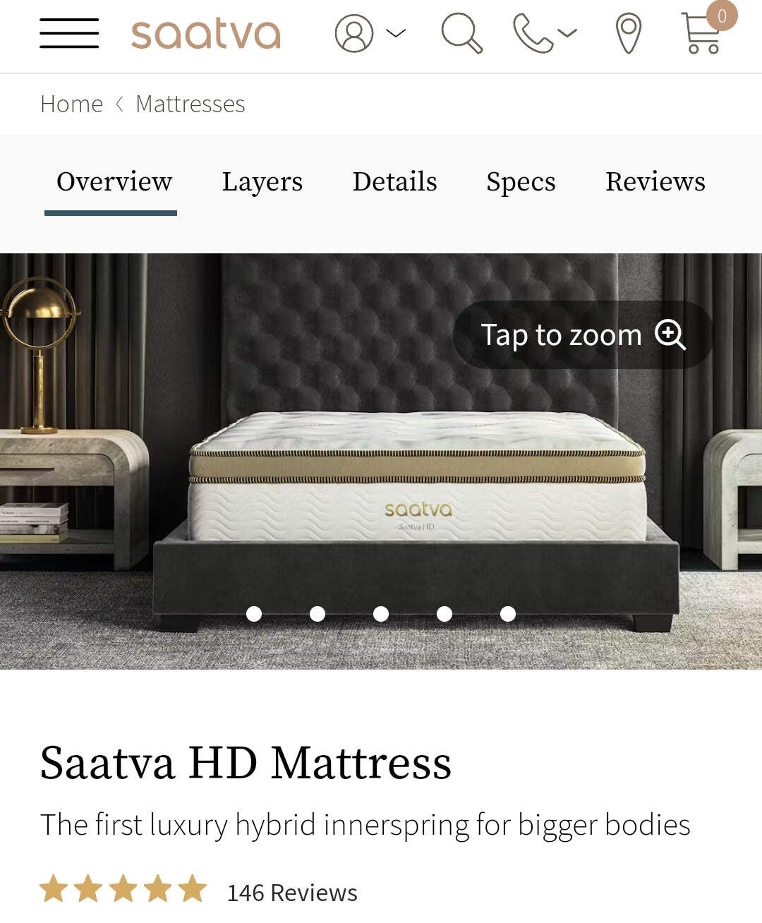 Saatva HD Queen/ Full Size