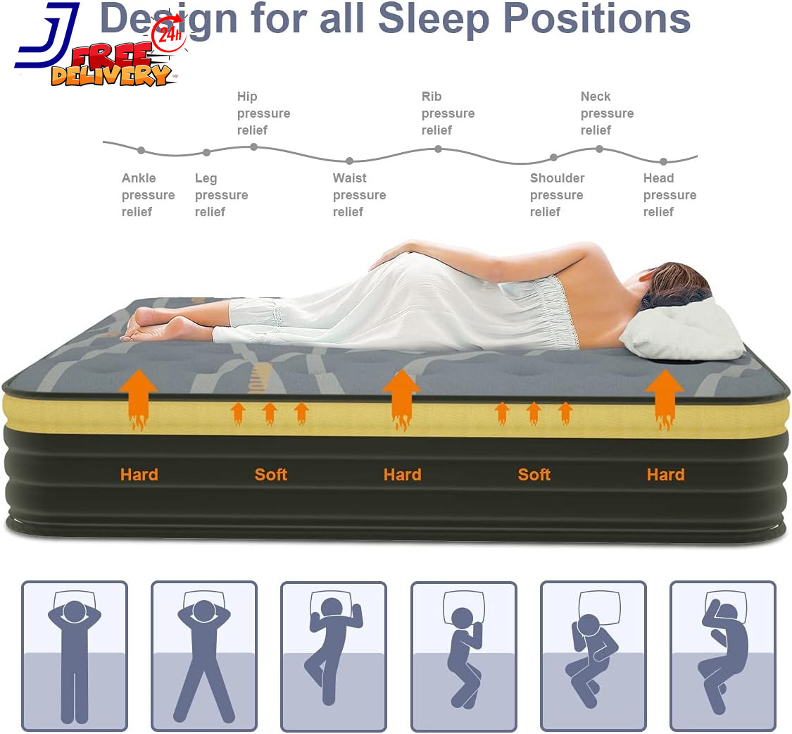 Short Queen Mattress RV Mattress 12 Inch Pillow Top Pocket Spring Hybrid Mattres