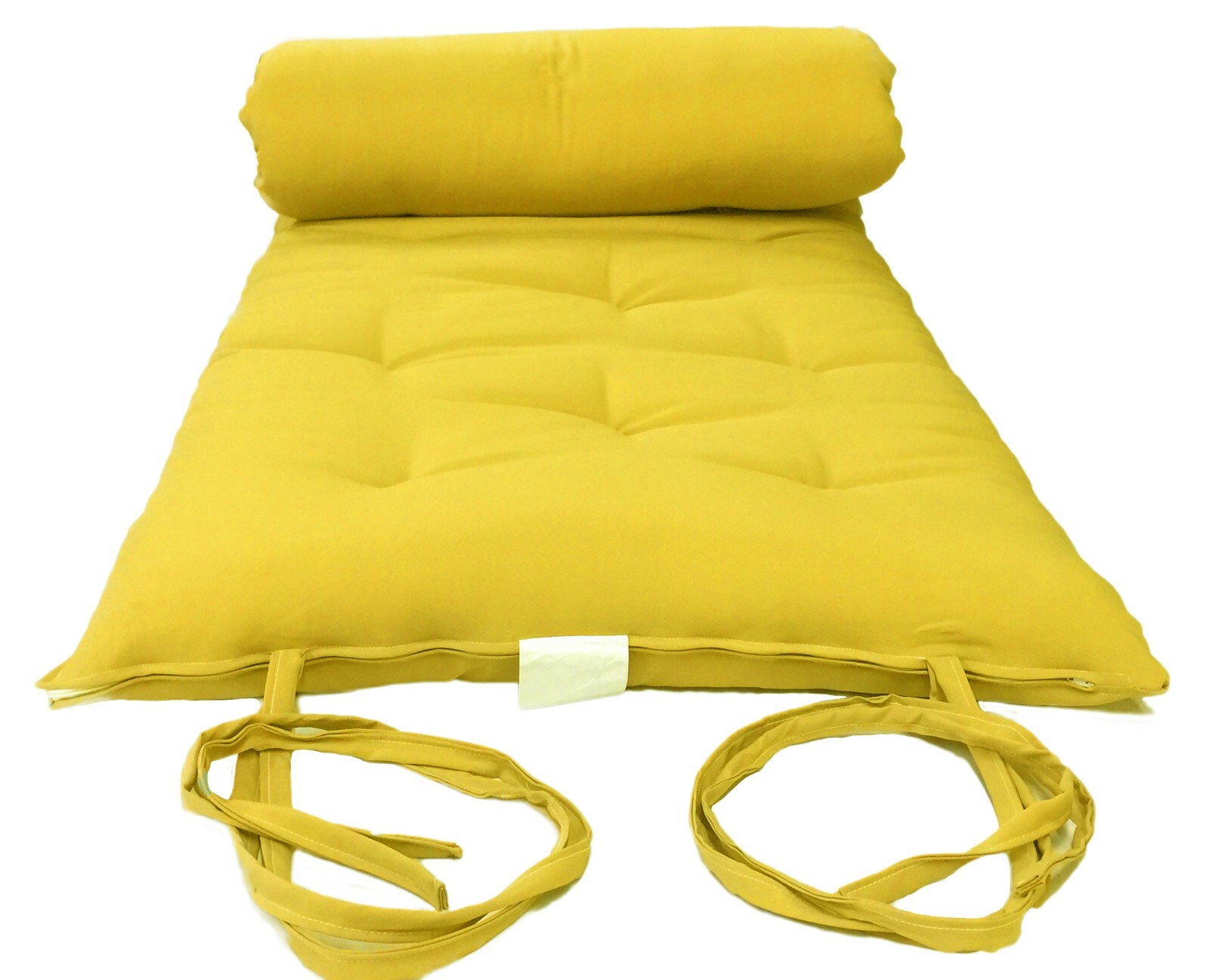 Traditional Japanese/Thai Floor Rolling Futon Mattresses 30W x 80L, Yellow