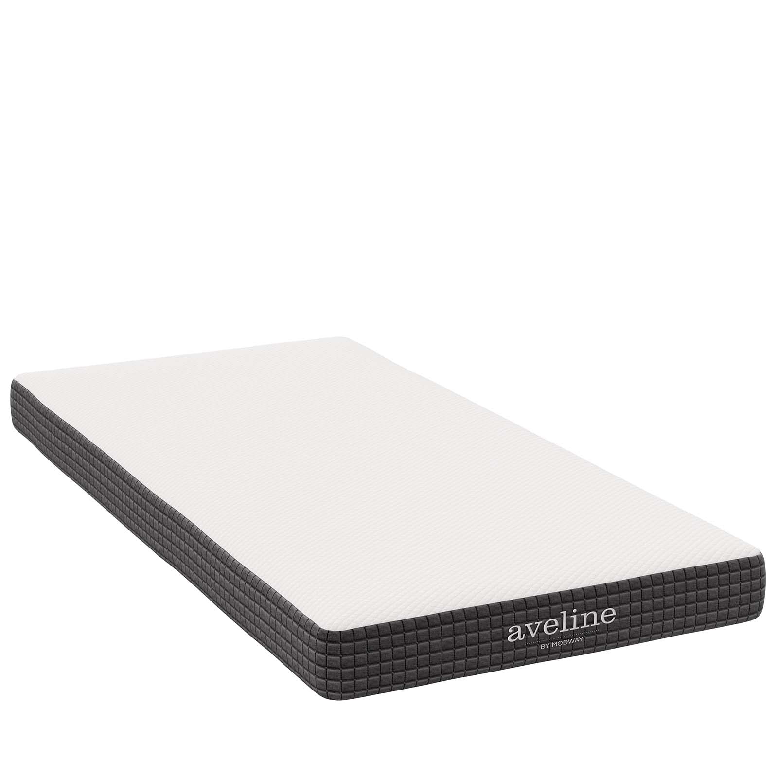 Modway Aveline 6 In Gel Memory Foam Narrow Twin Mattress CertiPUR US Certified