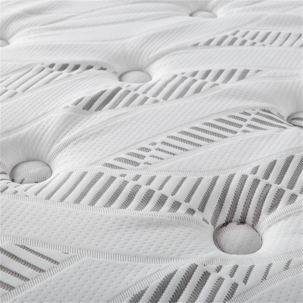 Pemberly Row Transitional 11″ Memory Foam Eastern King Mattress in White