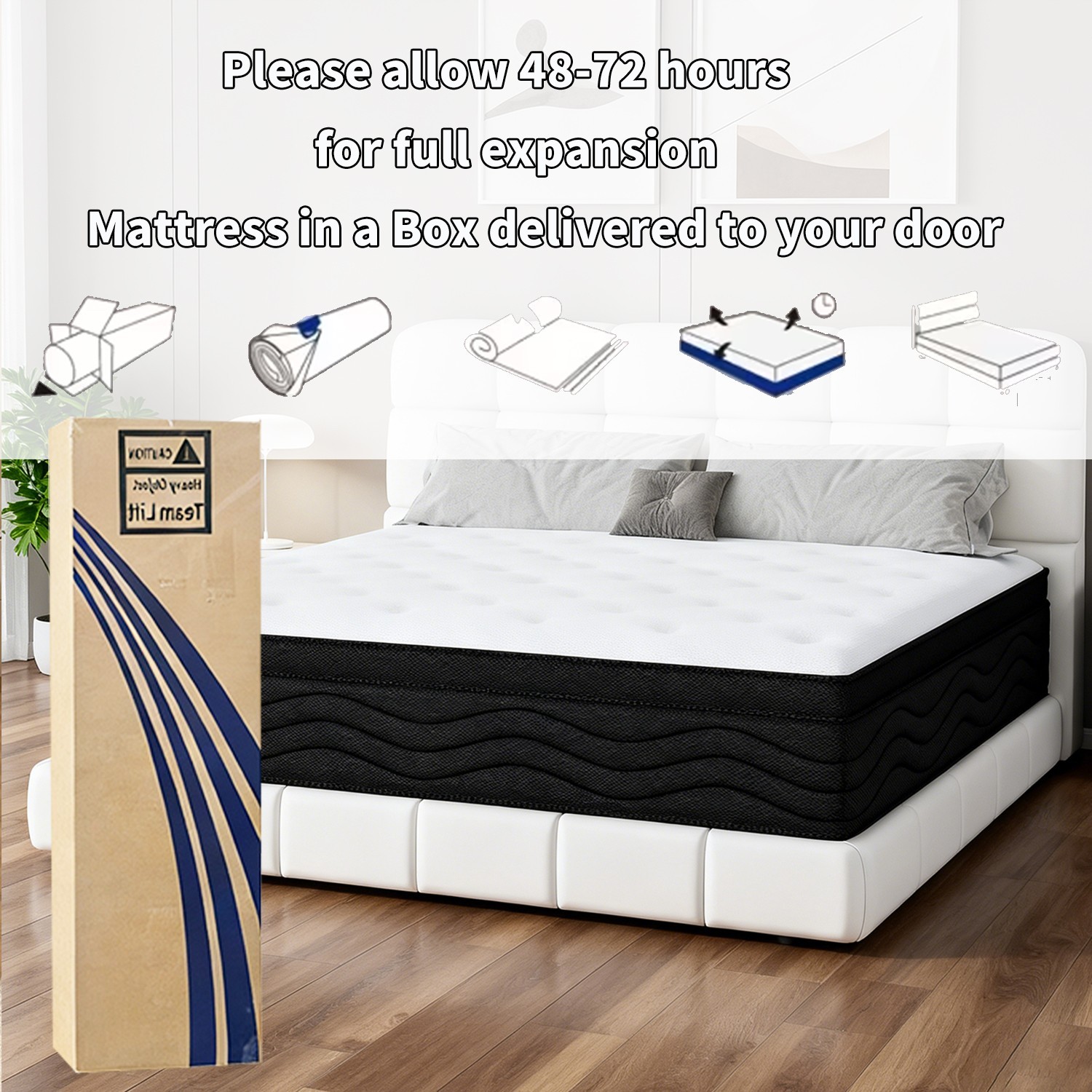 8Inch Twin Memory Foam MattressFor Dorm RV Guest Room