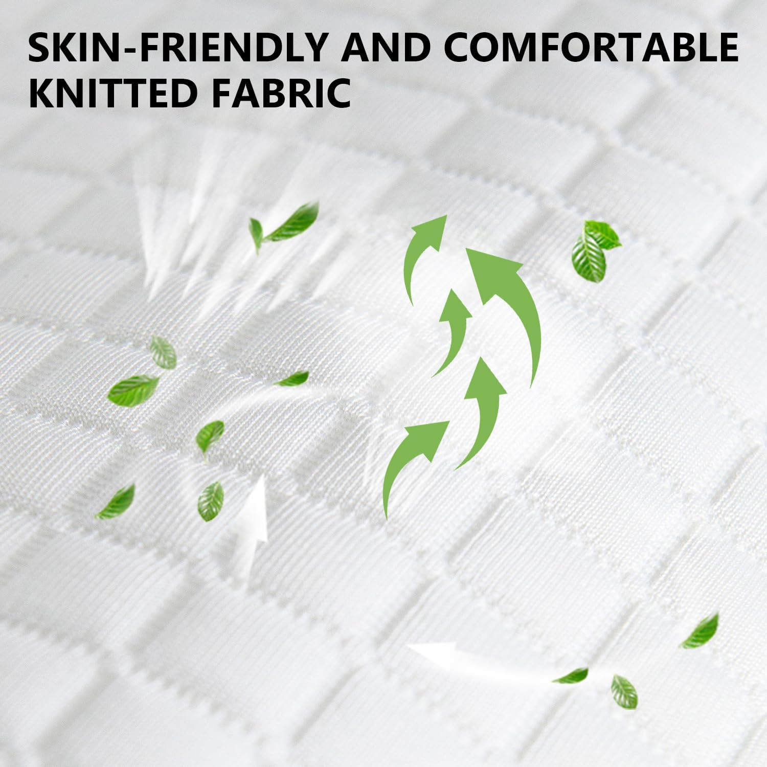 | 6 Inch Twin XL Mattress | Gel Memory Foam | Medium Firm Feel | White | Bed in