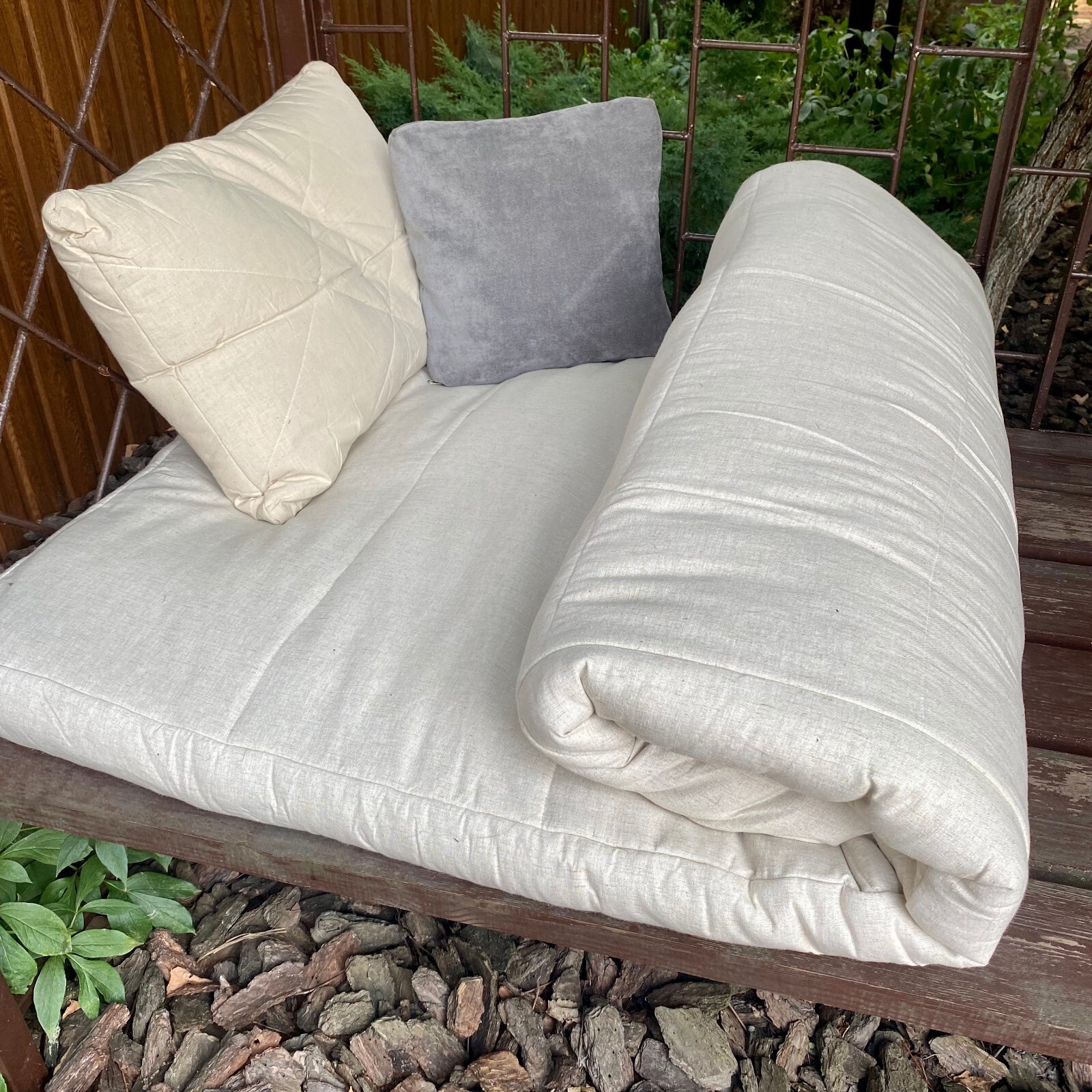 Hemp Floor Cushion Filler Organic Hemp Natural Natural Hemp Fabric