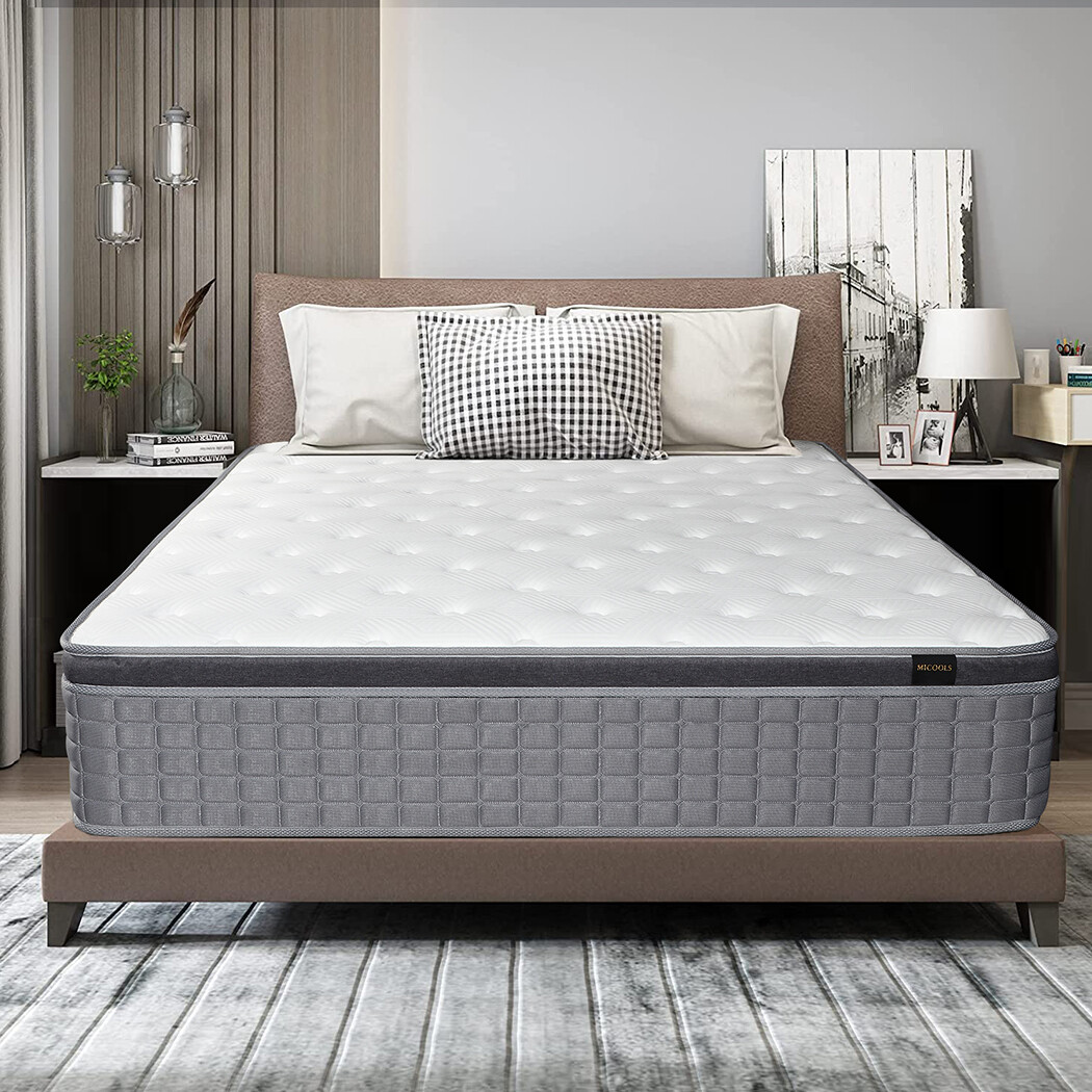 10″ 12″ 14″ Mattress Innersprings Twin Full Queen King Memory Foam Bed in A Box