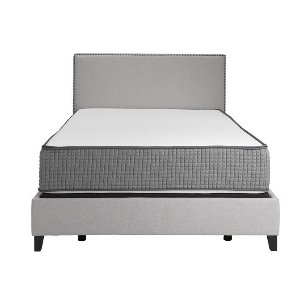 Pemberley Row Memory Foam White Mattress Rectangular Flippable 76″W x 80″D Un…