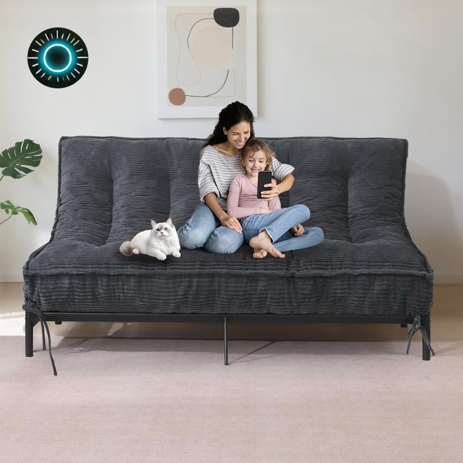 8″ Futon Mattress Full Size Thick Futons Sofa Couch Bed Sleeper Sofa Bed Floor