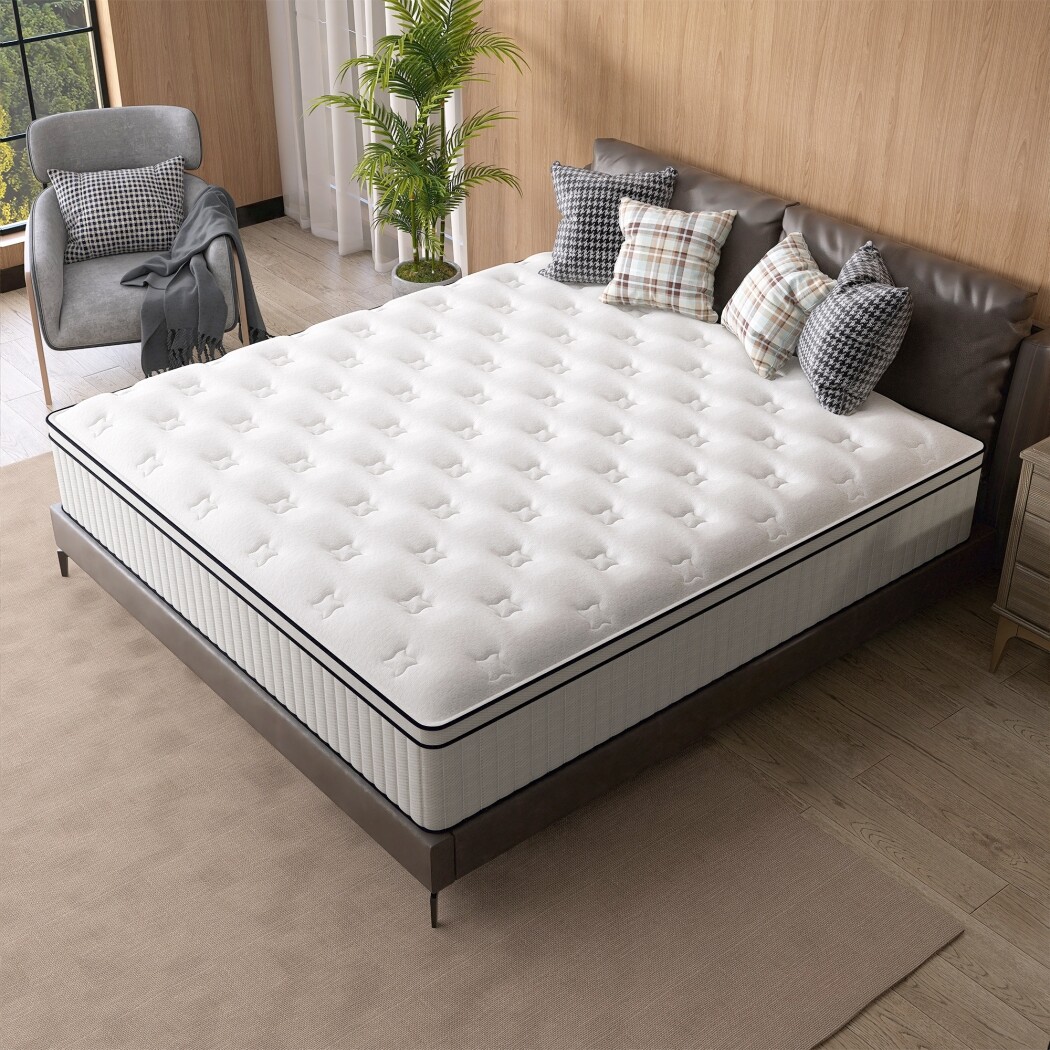 12″14″ Mattress in a Box Twin Full Queen King Size Hybrid Spring Gel Memory Foam