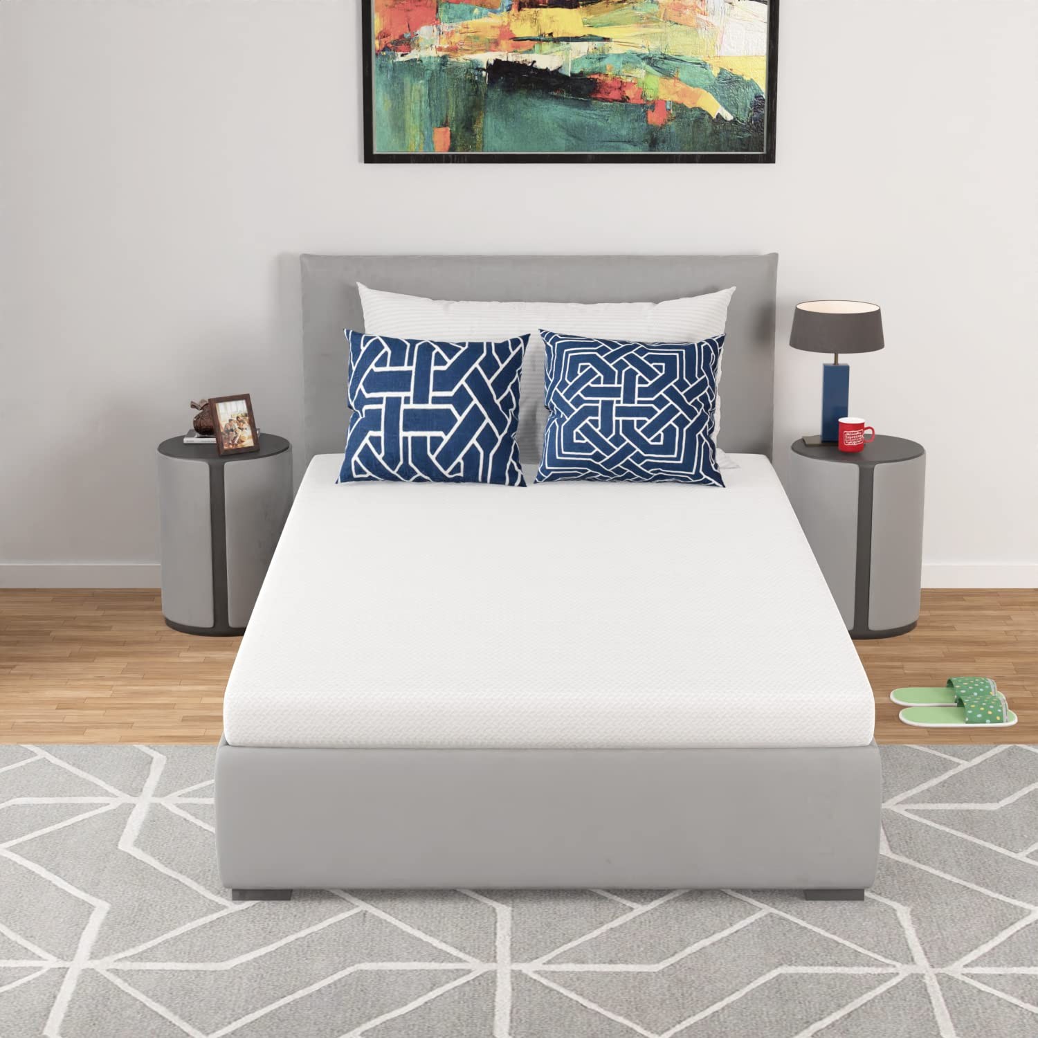 | Twin Mattress | 5 Inch | Green Tea Gel Memory Foam | Medium Firm Feel | Bed…