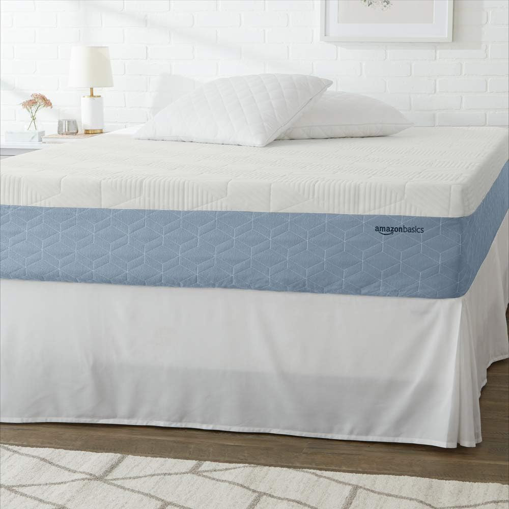 Cooling Gel Memory Foam Mattress – Medium Firm Full Size 75x54x12 Inches