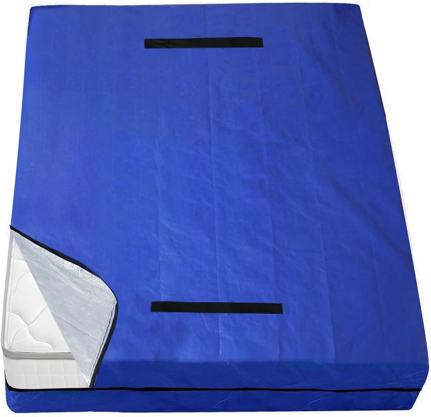 Dual Protection: Waterproof Twin XL Mattress Bags with Heavy-Duty Zipper – Blue
