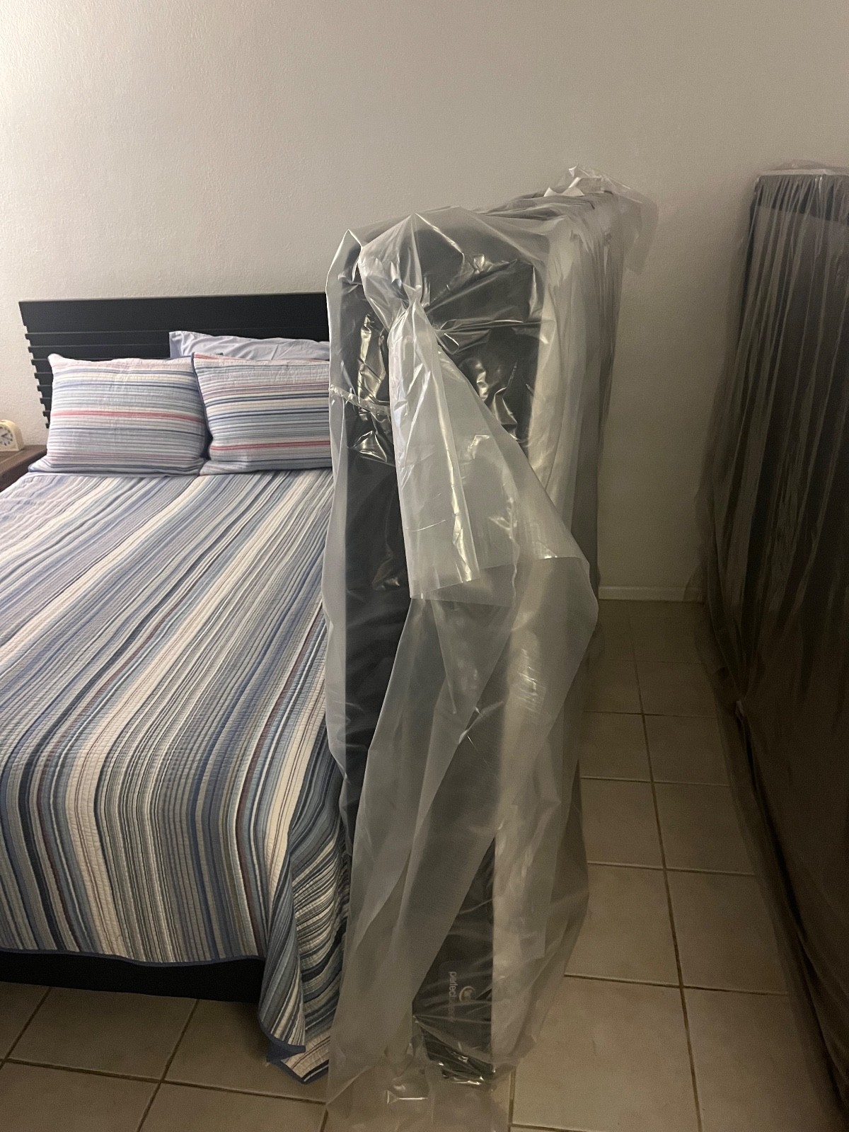 Serta Perfect Sleeper Charlotte 2.0 Euro Top Queen Mattress, Box Spring, Frame