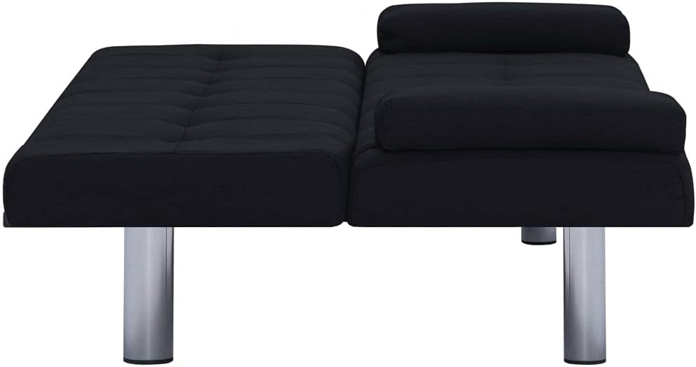 Convertible Sofa Bed, Modern 3-Seater Couch with Natural Wooden Fre,